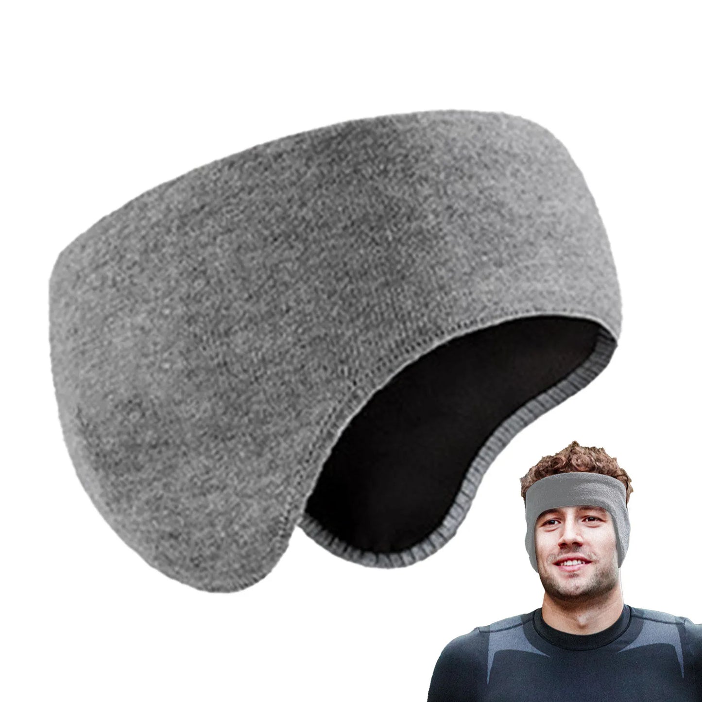 Winter Earmuff Sport Headband Fleece Ear Warmers