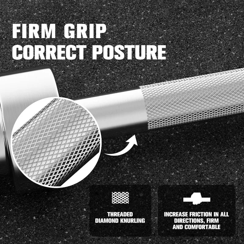 RITFIT Barbell 4ft/4.8ft/6ft - 2 Inch Weightlifting Bar