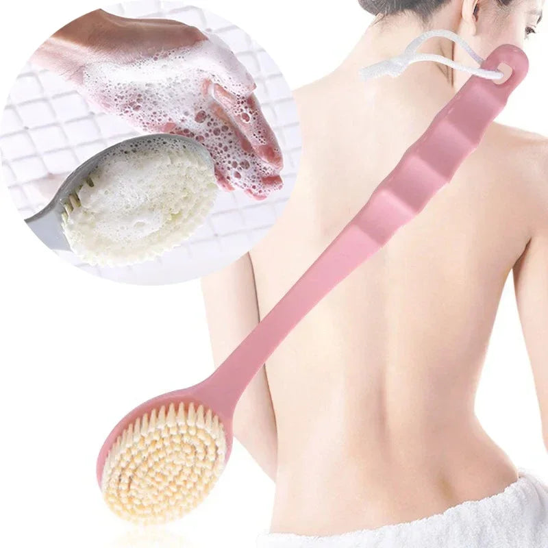 Long Handle Bath Brush Exfoliating Back Massager Shower SPA Body Cleansing Brushes