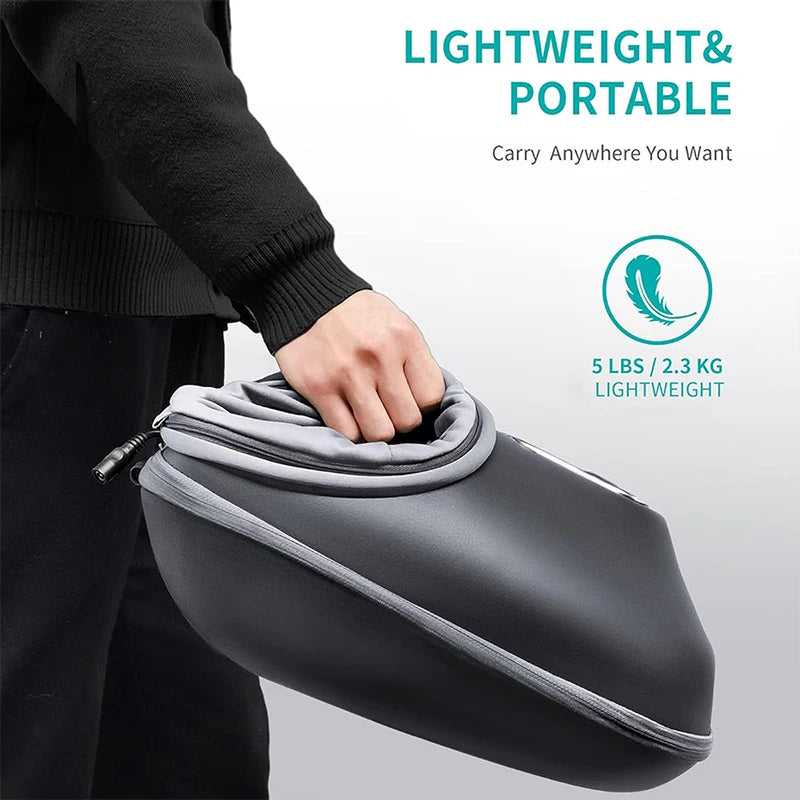 Foot Massager Heating Therapy Air Compression Shiatsu