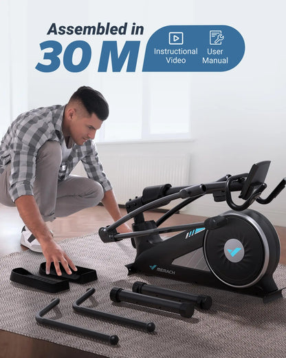 16 Levels Elliptical Quiet Magnetic Drive Machine