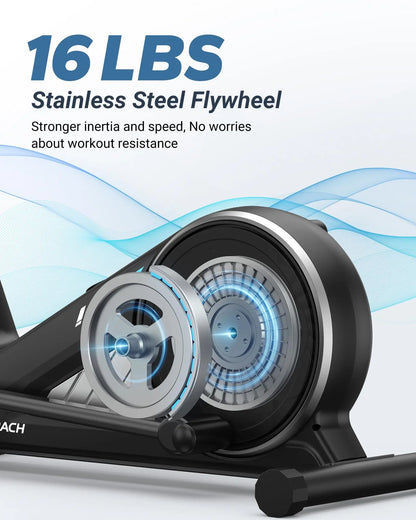 16 Levels Elliptical Quiet Magnetic Drive Machine