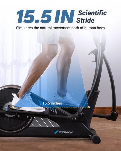 16 Levels Elliptical Quiet Magnetic Drive Machine