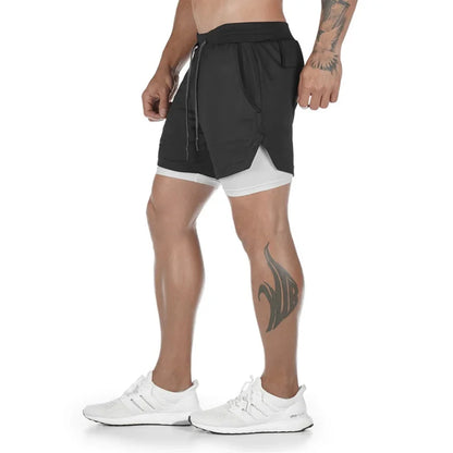 2 In 1 Man Jogging Gym Sportswear