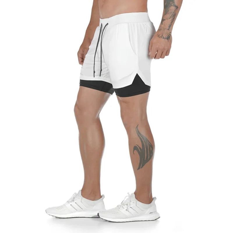 2 In 1 Man Jogging Gym Sportswear