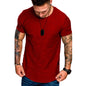 Men's Casual Short-Sleeve Solid  T-Shirt