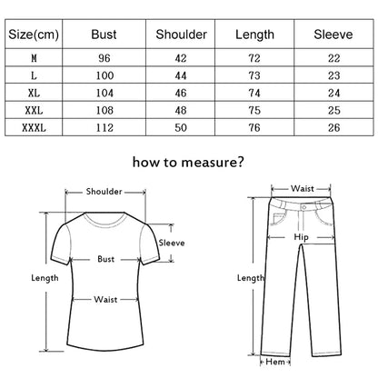 Men's Casual Short-Sleeve Solid  T-Shirt