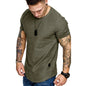 Men's Casual Short-Sleeve Solid  T-Shirt