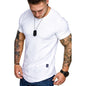 Men's Casual Short-Sleeve Solid  T-Shirt