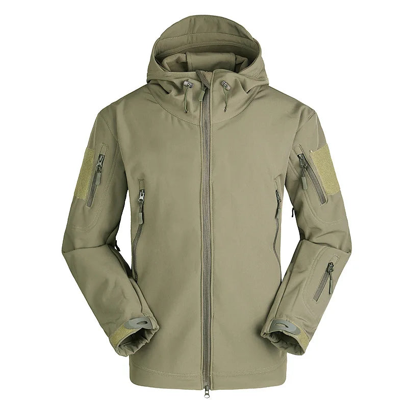 Outdoor Waterproof Soft-Shell Jacket Hunting windbreaker Coat