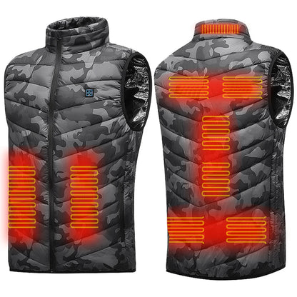 9 Heated Vest Zones Electric Heated Men-Women