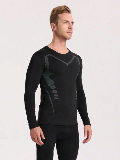 Men's Quick-Drying Long-Sleeved Sports Shirt