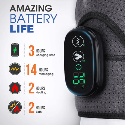 Electric Shoulder Massager Heating Vibration Massage Belt