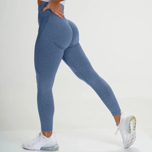 Seamless Leggings Yoga Pants Gym Booty Contour