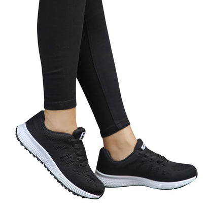 Women Casual Fashion Breathable Walking Mesh Shoes