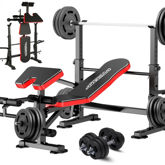 600lbs 6 in 1 Weight Set Adjustable