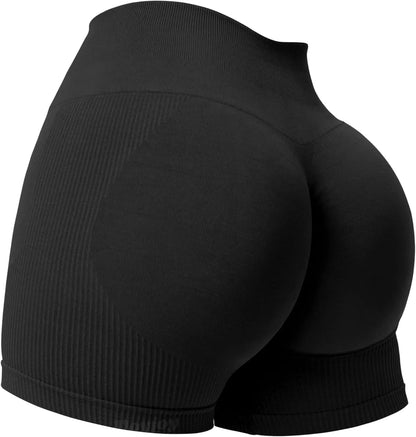 VOYJOY Women Scrunch Workout Shorts 5" Butt Lifting