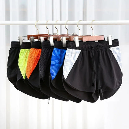 Men Light Breathable CrossFit Running Shorts