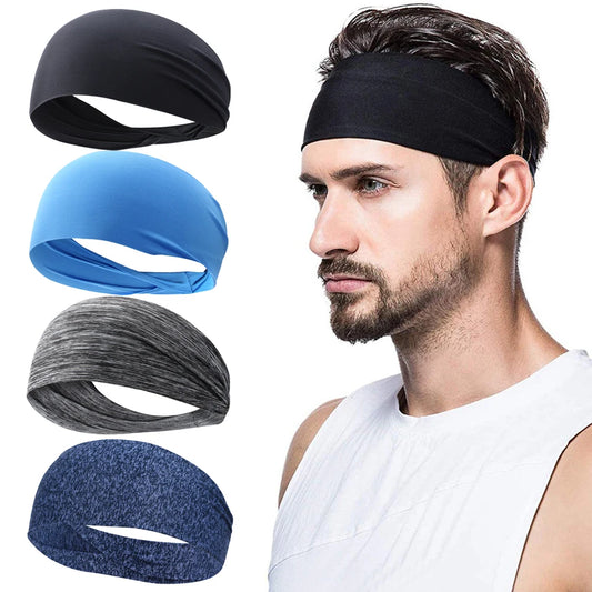 Unisex Sweat Absorbent Sports Headband Running Cycling