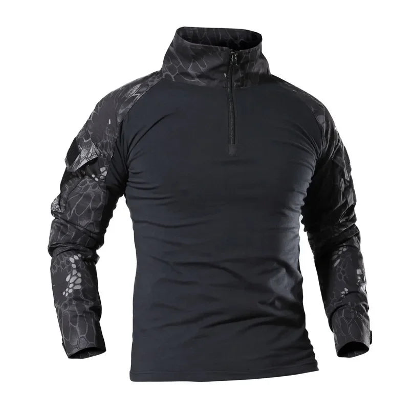 Men's Outdoor Tactical Military Long Sleeve Shirt