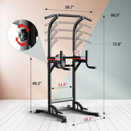 Pull Up  Dip Bar Station  Multi-Functional  Equipment