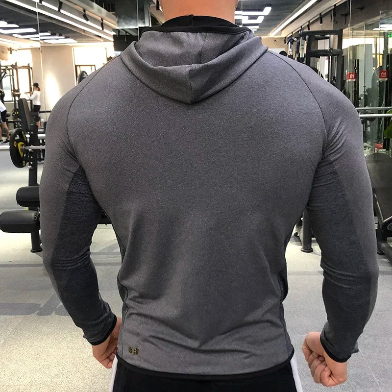 Sportswear Autumn Zipper Men Hoodie