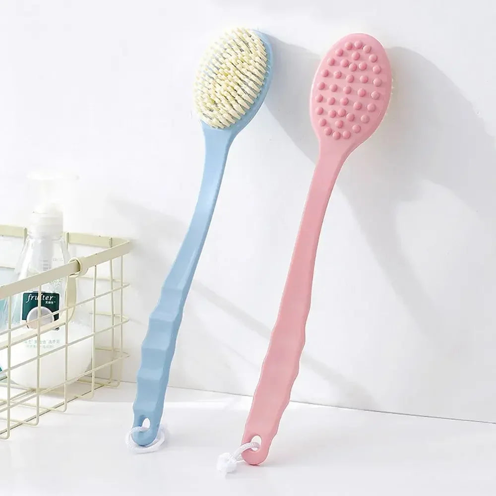 Long Handle Bath Brush Exfoliating Back Massager     Shower SPA  Body Cleansing Brushes