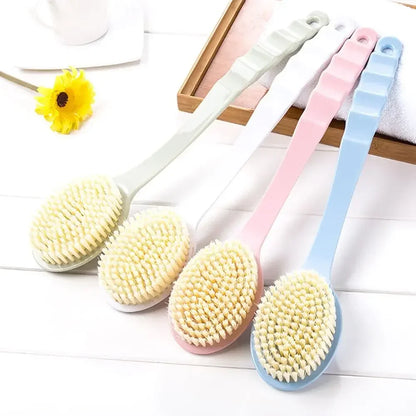 Long Handle Bath Brush Exfoliating Back Massager     Shower SPA  Body Cleansing Brushes
