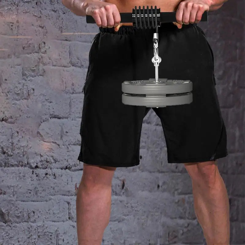 Fore-arm Training Roller Thickened Sponge Grip Pulldown