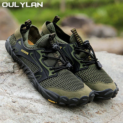 Mesh Outdoor Men Water Hiking Breathable Shoes