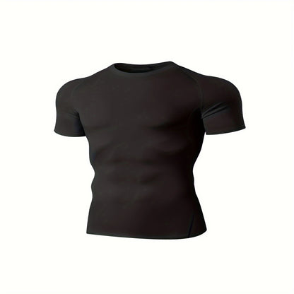 2pcs Compression Men T-shirts  Short Sleeve