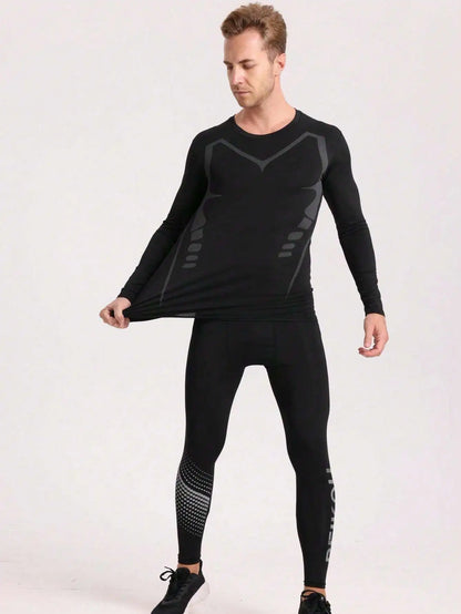 Men's Quick-Drying Long-Sleeved Sports Shirt