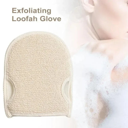 Soft Natural Glove Double-sided Body Scrub Sponge