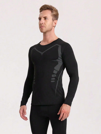 Men's Quick-Drying Long-Sleeved Sports Shirt