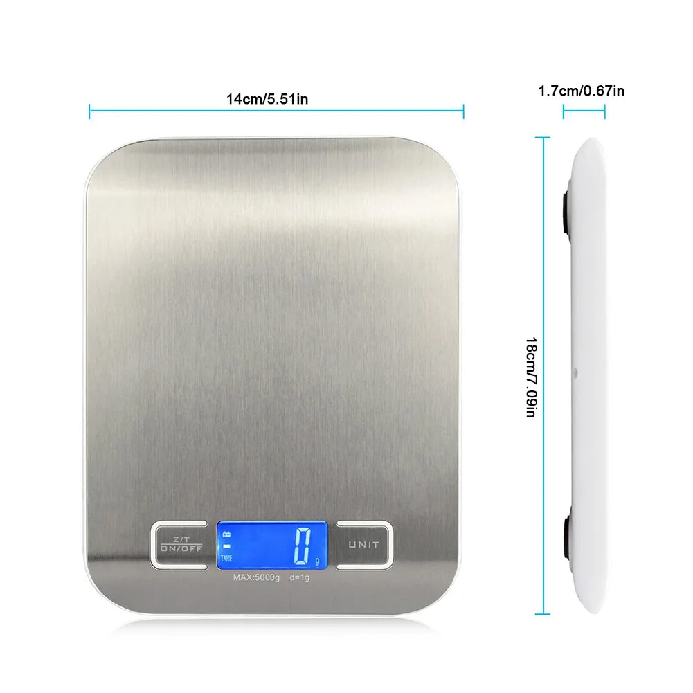 Small Platform 5Kg Electronic Smart Balance  Mini Precision Precise   Baking Measuring Tools