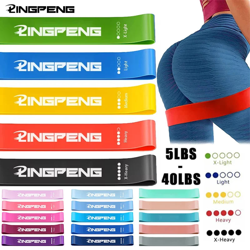 5pcs Fitness Resistance Bands Set-Include 5Colors,Exercise ,Working Out,