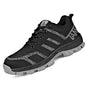 Knit Safety Shoes Solid Soles Men's Breathable