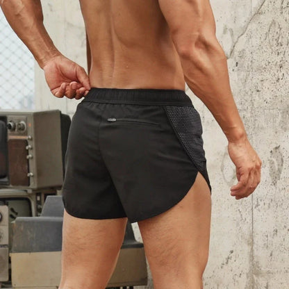 Men Light Breathable CrossFit Running Shorts