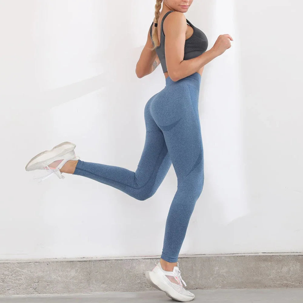 Seamless Leggings Yoga Pants Gym Booty Contour