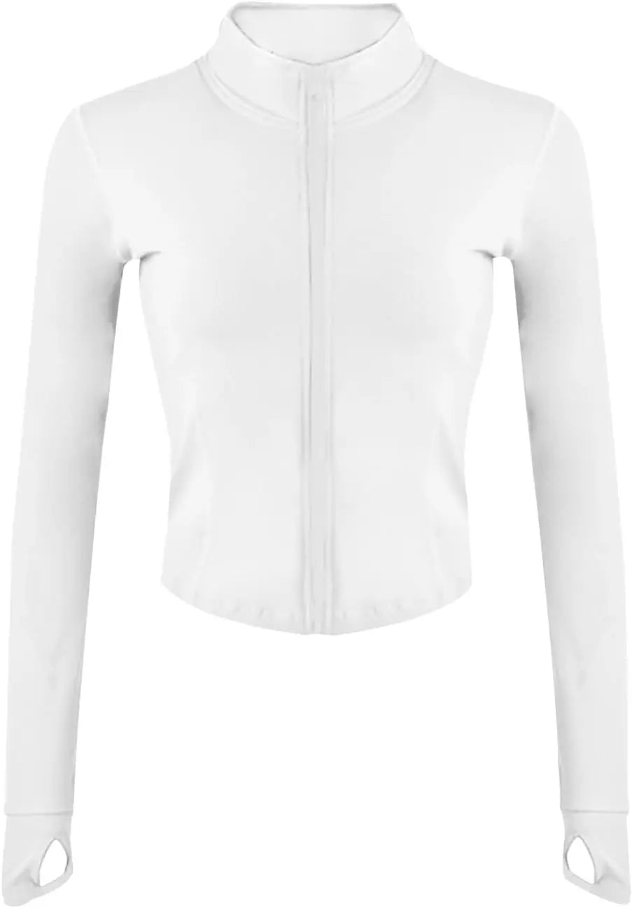 Women Lightweight Athletic Jacket Full Zipper Jacket