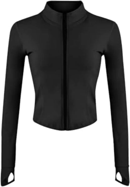 Women Lightweight Athletic Jacket Full Zipper Jacket