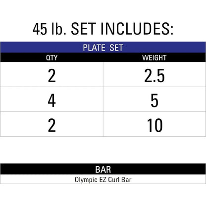 CROWBAR EZ Curl Bar, Curl Bar