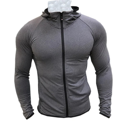 Sportswear Autumn Zipper Men Hoodie