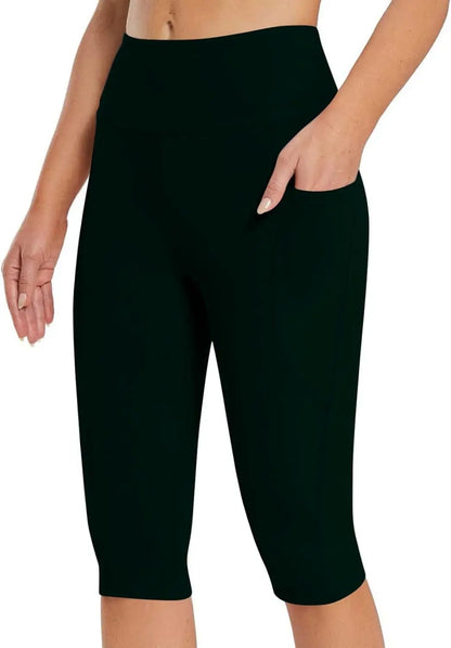 Women's Yoga Capris High Waist Tummy Control