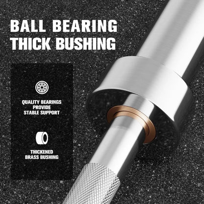 RITFIT Barbell 4ft/4.8ft/6ft - 2 Inch Weightlifting Bar