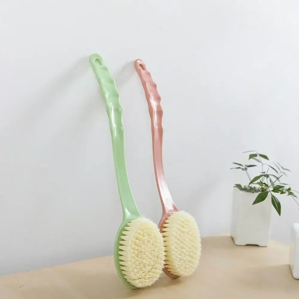 Long Handle Bath Brush Exfoliating Back Massager     Shower SPA  Body Cleansing Brushes