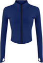 Women Lightweight Athletic Jacket Full Zipper Jacket