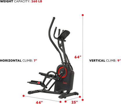 8 Levels Elliptical Exercise Machine for Home