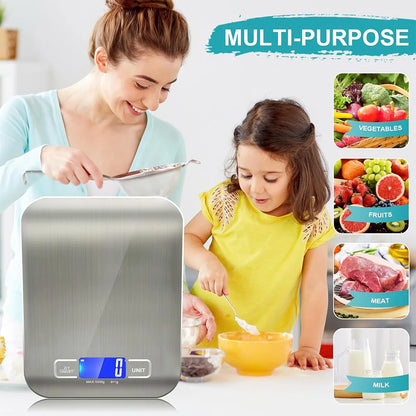 Small Platform 5Kg Electronic Smart Balance  Mini Precision Precise   Baking Measuring Tools