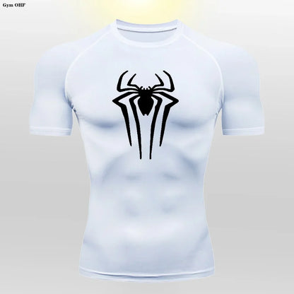 Men Fitness Compression Shirt Summer T-Shirt